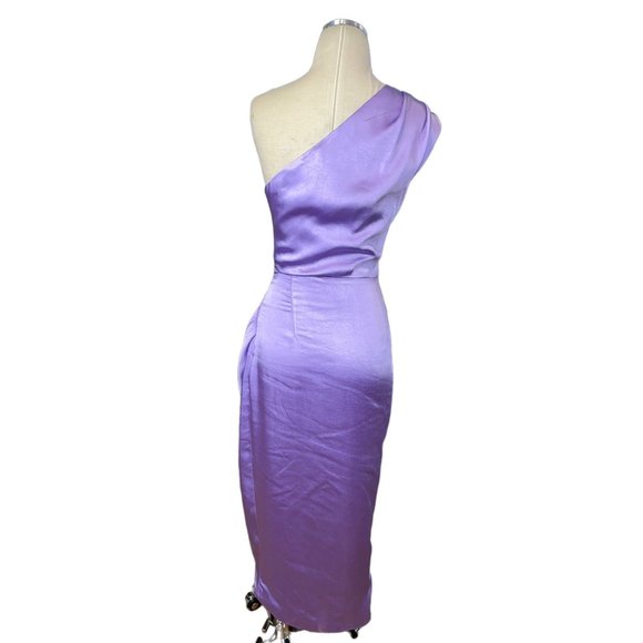 ELLIATT x REVOLVE Cassini Satin Dress in Lilac Small - Picture 6 of 11